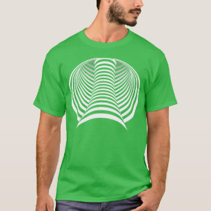 Optische Täuschung 3D Grafik Geist Trick T-Shirt