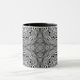 Optische Täuschung 4 Abstrakte Gestaltung Tasse