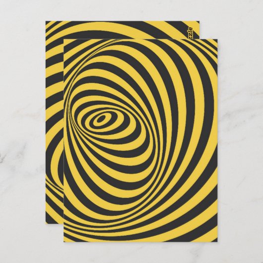 optische Täuschung 7 Postkarte (Vorne/Hinten)