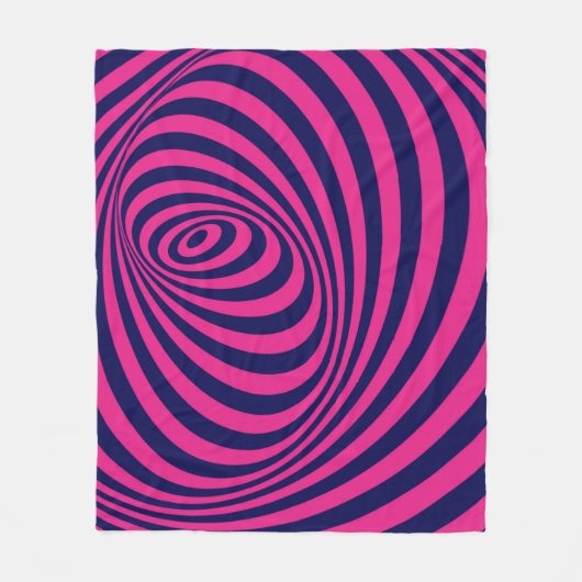 optische Täuschung 8 Fleecedecke (Vorderseite)