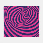 optische Täuschung 8 Fleecedecke (Vorderseite (Horizontal))