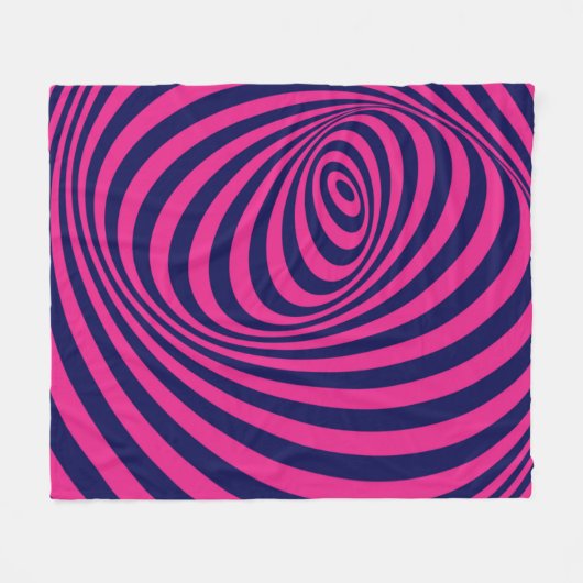 optische Täuschung 8 Fleecedecke (Vorderseite (Horizontal))