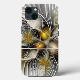 Optische Täuschung Abstrakte 3D-Fraktale mit Tiefe Case-Mate iPhone Hülle