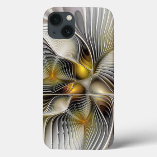 Optische Täuschung Abstrakte 3D-Fraktale mit Tiefe Case-Mate iPhone Hülle