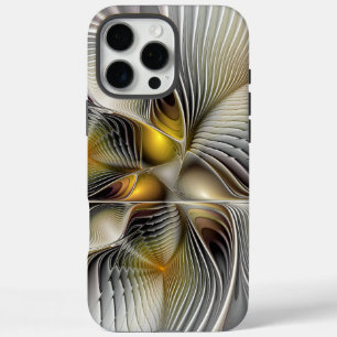 Optische Täuschung Abstrakte 3D-Fraktale mit Tiefe iPhone 16 Pro Max Hülle