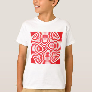 Optische Täuschung Abstrakte Muster T-Shirt