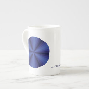 Optische Täuschung Blau Spezialtasse Porzellantasse