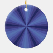 Optische Täuschung Blaues Ornament (Hinten)