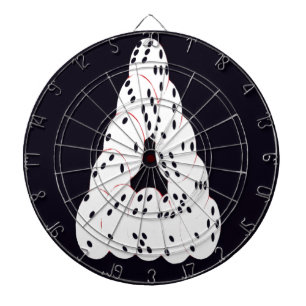 optische Täuschung Dartscheibe