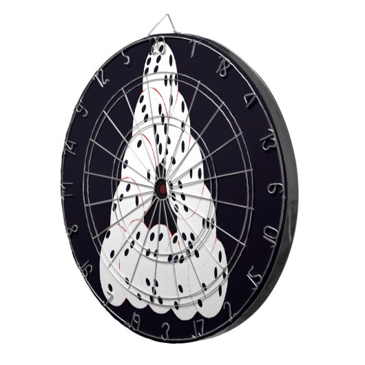 optische Täuschung Dartscheibe (Vorderseite rechts)