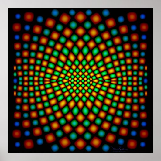 optische Täuschung der Schlange Poster (Vorne)