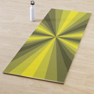 Optische Täuschung Gelbe Yogamatte