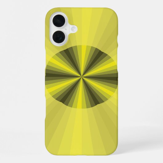 Optische Täuschung Gelber Case-Mate Fall iPhone Hülle (Rückseite)