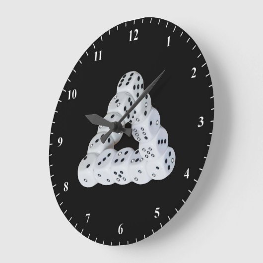 optische Täuschung Große Wanduhr (Winkel)