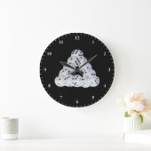 optische Täuschung Große Wanduhr (Zuhause)