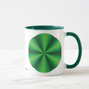 Optische Täuschung Grüner Becher Tasse