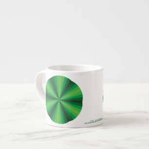 Optische Täuschung Grüner Spezialbecher Espressotasse