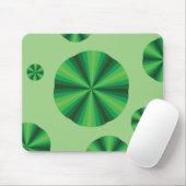 Optische Täuschung grünes Mousepad (Mit Mouse)