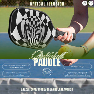 Optische Täuschung Individuell gestaltetes Pickleb Pickleball Schläger