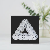 optische Täuschung Karte (Stehend Vorderseite)