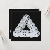 optische Täuschung Karte (Vorderseite/Rückseite Beispiel)