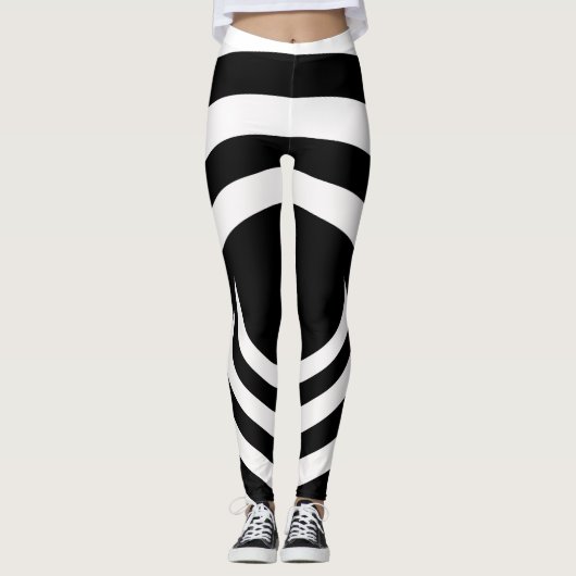 Optische Täuschung Leggings (Vorderseite)