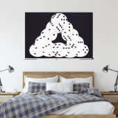 optische Täuschung Leinwanddruck (Insitu (Schlafzimmer))