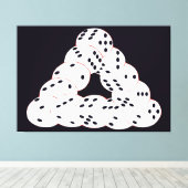 optische Täuschung Leinwanddruck (Insitu (Holzboden))