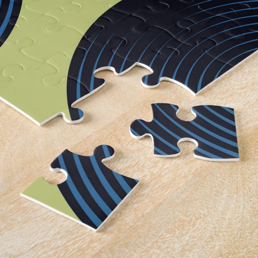 optische Täuschung, lineare Kreise, nahtloses Must Puzzle (Seite)