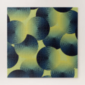 optische Täuschung, lineare Kreise, nahtloses Must Puzzle (Horizontal)