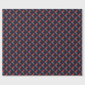optische Täuschung: Linearringe aus Metall. Geschenkpapier (Flach)