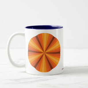 Optische Täuschung Orange Tasse