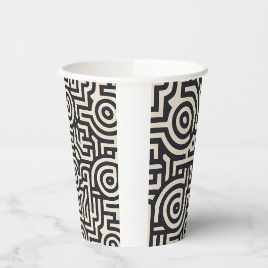 optische Täuschung Pappbecher (Links)