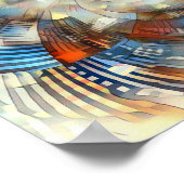 optische Täuschung Poster (Ecke)