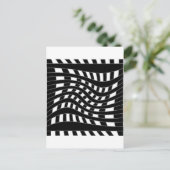 optische Täuschung Postkarte (Stehend Vorderseite)