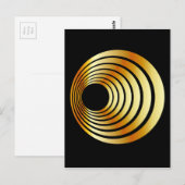 optische Täuschung Postkarte (Vorne/Hinten)