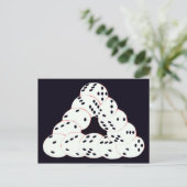 optische Täuschung Postkarte (Stehend Vorderseite)