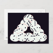 optische Täuschung Postkarte (Vorne/Hinten)