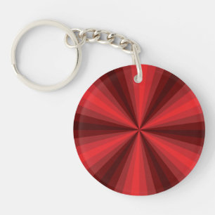 Optische Täuschung Roter Acryl-Schlüsselanhänger Schlüsselanhänger