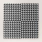 optische Täuschung schwarz Puzzle (Vertikal)