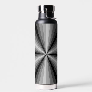 Optische Täuschung Schwarz Trinkflasche