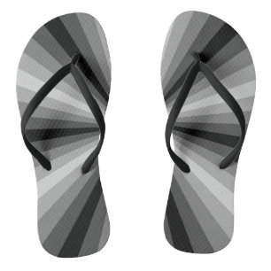 Optische Täuschung Schwarze Flip Flops Badesandalen