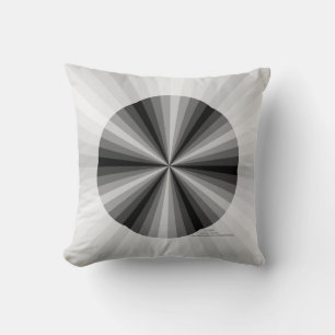 Optische Täuschung Schwarzes Kissen