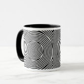 Optische Täuschung Tasse (Vorderseite Links)