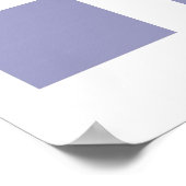 Optische Täuschung verschwindende Punkte Hellblau Poster (Ecke)