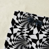 Optische Täuschung Vortex-Decke Strandtuch (Beispiel)