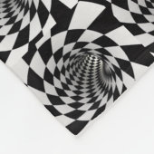 Optische Täuschung Wirbeldecke Fleecedecke (Ecke)