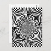 optische Täuschungen Postkarte (Vorne/Hinten)
