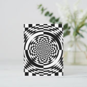 optische Täuschungen Postkarte (Stehend Vorderseite)