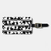 Optische Violinen-Illusion Gepäckanhänger (Vorderseite horizontal)